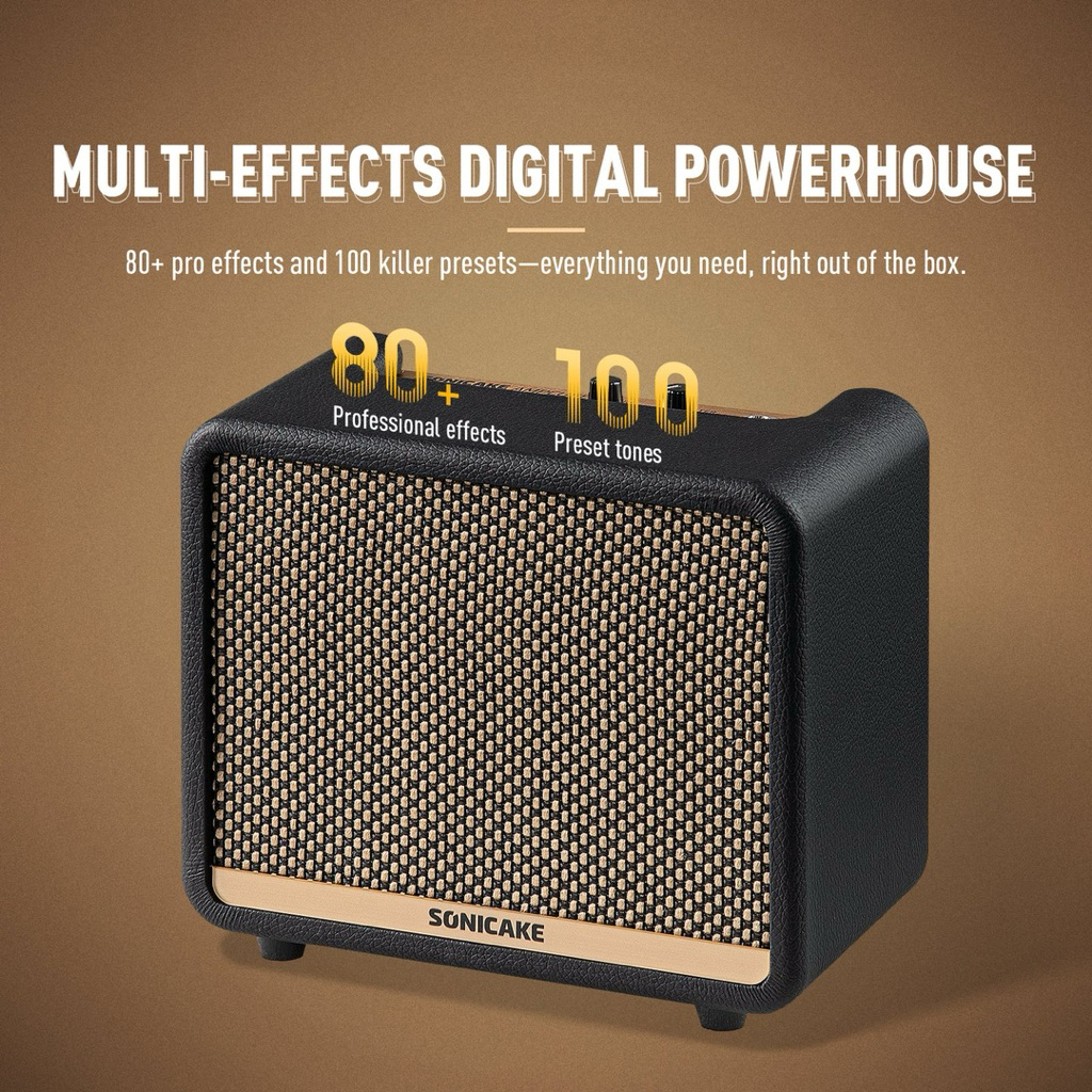 Amplifier Sonicake AmpCUBE công suất 10w có bluetooth