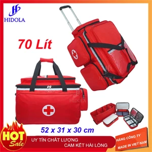 Túi cứu thương tay kéo, túi y tế cần kéo 70 Lít 9146CK.70L
