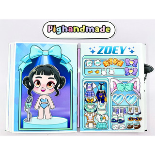 Đồ chơi bóc dán Búp bê Kpop Demon 5 nhân vật siêu nhiều trang phục 🤩 - búp bê giấy Avatar World