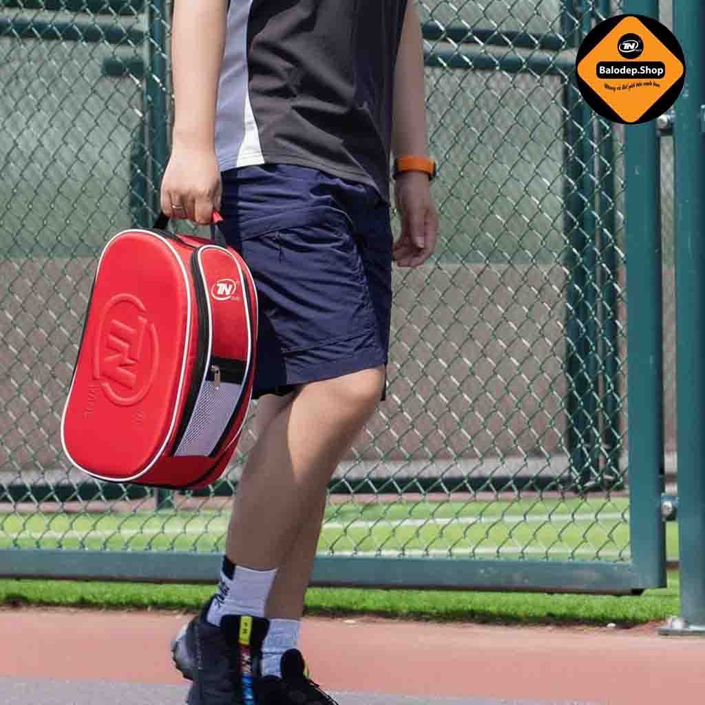 Túi Thể Thao Đựng Giày 2 Ngăn Chống Thấm TNBags TN.B 9002 Màu Đỏ Cao Cấp Cá Tính Tập Gym Đá Bóng!