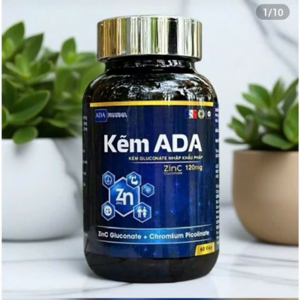 ✅(chính hãng) Kẽm ADA 90 viên có bổ sung men tăng sinh selen (chuẩn xịn, hàng date mới)