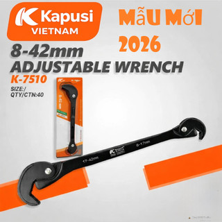 CỜ LÊ ĐA NĂNG KAPUSI JAPAN MỞ ỐC TỪ 8-42MM, BẢO HÀNH 12 THÁNG, Mỏ lết đa năng Nhật Bản