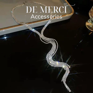 Vòng Cổ Đính Kim Cương De Merci Accessories Lấp Lánh Siêu Sáng Sang Trọng DC068