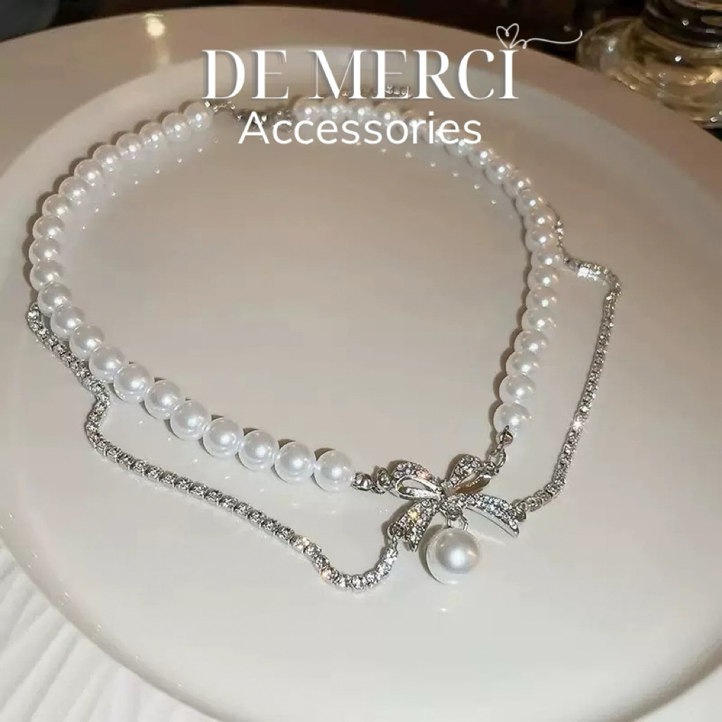 Dây chuyển đính đá bling bling lấp lánh dự tiệc, choker vòng cổ sang chảnh phụ kiện trang sức nữ DC061