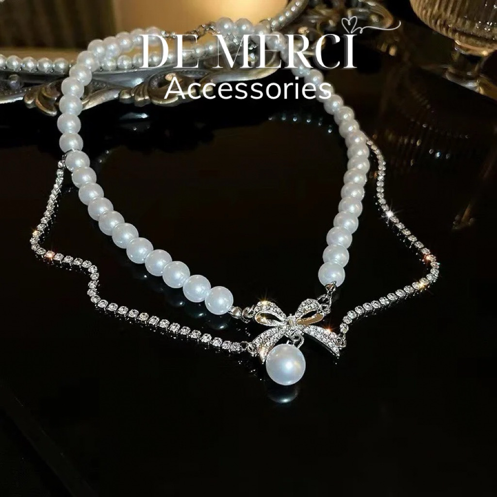 Dây chuyển đính đá bling bling lấp lánh dự tiệc, choker vòng cổ sang chảnh phụ kiện trang sức nữ DC061