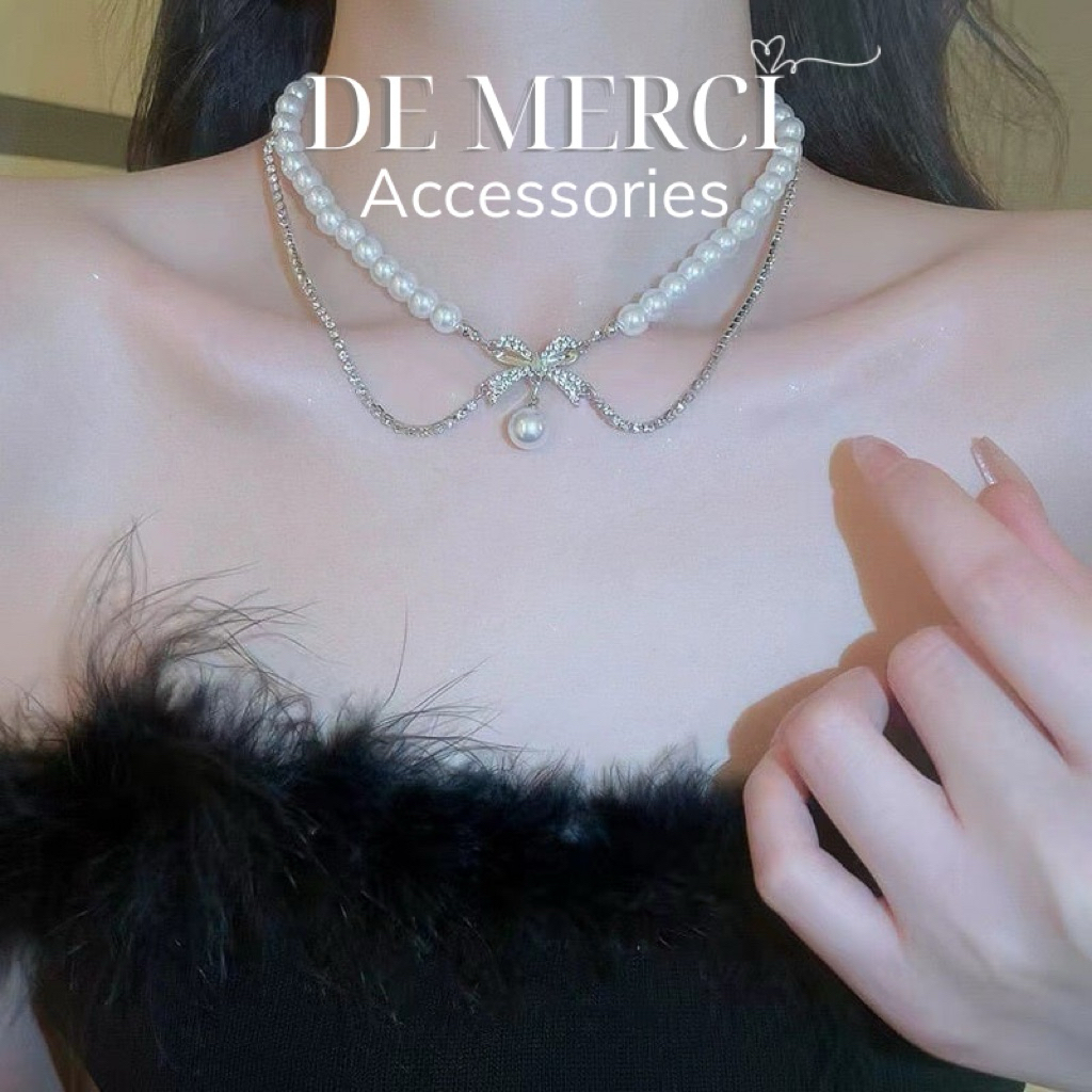 Dây chuyển đính đá bling bling lấp lánh dự tiệc, choker vòng cổ sang chảnh phụ kiện trang sức nữ DC061