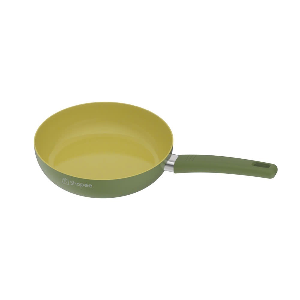 ( Độc quyền chỉ có trên Shopee) Chảo chống dính Ceramic CeraTitan Elmich Olive EL5983 size 24,26cm
