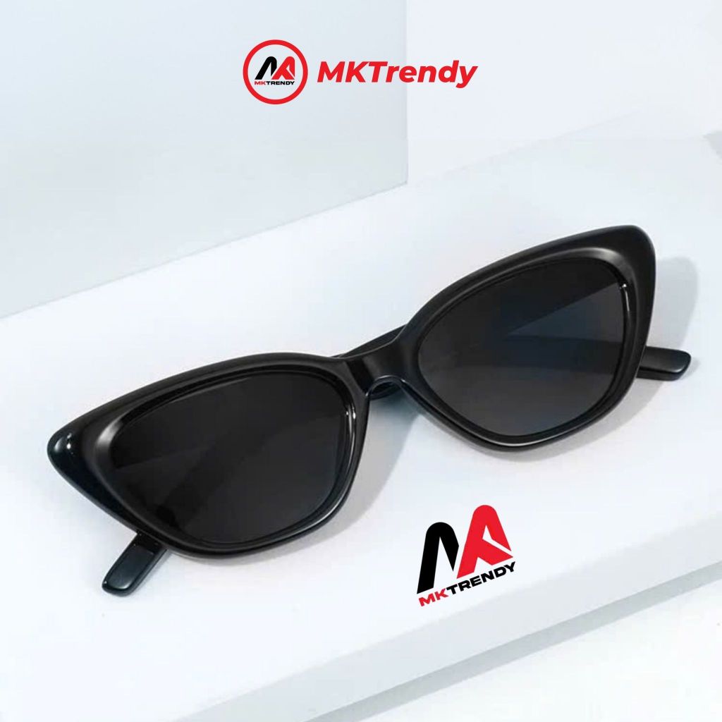 Kính râm mắt mèo chống tia UV MKTRENDY kính mát thời trang nam nữ phong cách Hàn Quốc đi chơi đi học R1