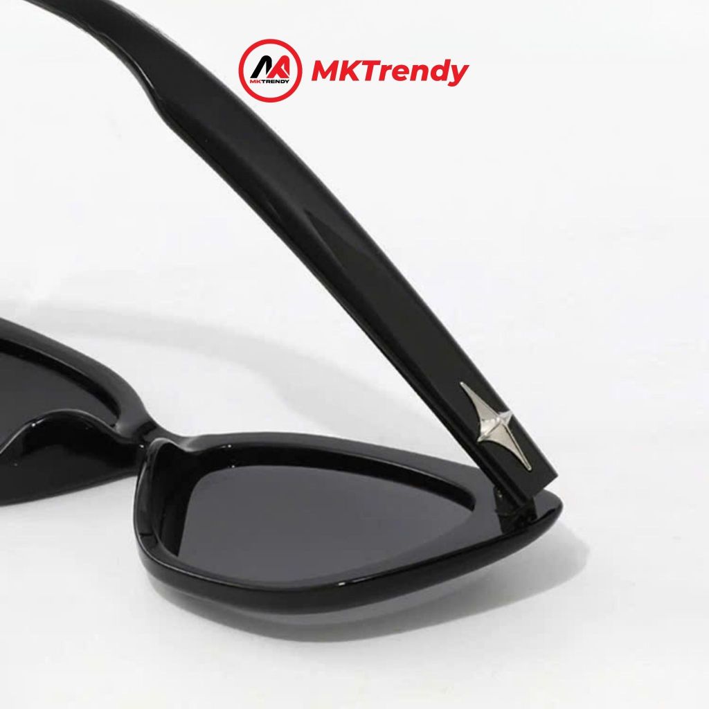 Kính râm mắt mèo chống tia UV MKTRENDY kính mát thời trang nam nữ phong cách Hàn Quốc đi chơi đi học R1