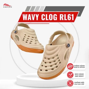 Dép Sục REDLEO Wavy - Đúc Nguyên Khối EVA Siêu Nhẹ Unisex, Phối Màu Thời Trang, Chống Trượt DRL61