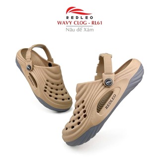 Dép Sục REDLEO Wavy - Đúc Nguyên Khối EVA Siêu Nhẹ Unisex, Phối Màu Thời Trang, Chống Trượt DRL61