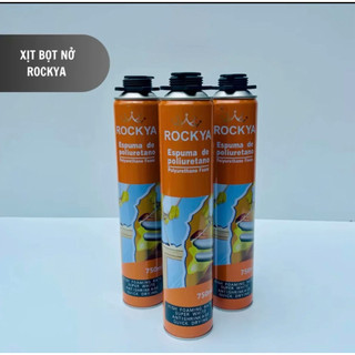 COMBO 2-Combo 5 Chai Xịt PU Foam, Keo Bọt Nở Bịt Kín Lổ, Cách Âm Cách Nhiệt Chống Thấm Rockiya, Apollo, Xtraseal 750ml