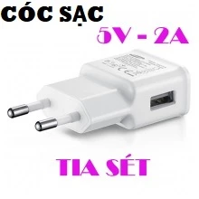 Cóc Sạc 0.5V - 1A thiết kế nhỏ gọn dùng sạc đèn pin, đèn ngủ, loa mini, quạt usb