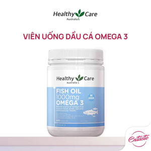 Viên uống dầu cá omega 3 Healthy Care hộp 400 viên giúp bổ não, sáng mắt và hỗ trợ sức khoẻ tim mạch