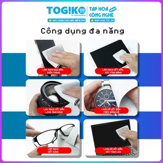 Khăn Lau MICROFIBER Cao Cấp – Lau Màn Hình Điện Thoại, Laptop, Máy Tính Bảng, Ống Kính Chống Trầy xước công nghệ Nano