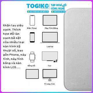 Khăn Lau MICROFIBER Cao Cấp – Lau Màn Hình Điện Thoại, Laptop, Máy Tính Bảng, Ống Kính Chống Trầy xước công nghệ Nano