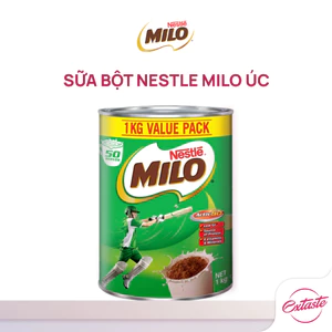 Sữa bột Nestle Milo hộp 1kg nhập khẩu giúp bổ sung dinh dưỡng cho bé phát triển tối ưu