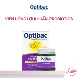 Viên uống bổ sung lợi khuẩn Optibac Probiotics men vi sinh cho phụ nữ hộp 14/30/90 viên