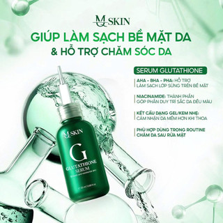 [MQSKIN] Serum Glutathione MQ Skin hỗ trợ Dưỡng trắng, mờ thâm, căng bóng và cấp ẩm da