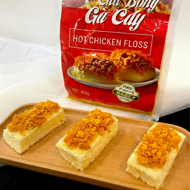 Chà bông gà cay dùng để làm bánh Ong Vàng Food