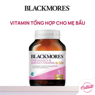 Vitamin tổng hợp cho mẹ bầu và cho con bú Blackmores Pregnancy & Breast-Feeding Gold lọ 60 viên
