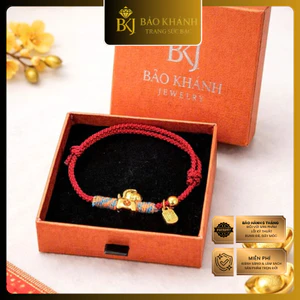 LPT02 - Lắc tay Hồng Vận Kim Mã FREE SIZE - Lắc tay may mắn charm ngựa hợp kim mạ vàng [Bảo Khánh Trang Sức]