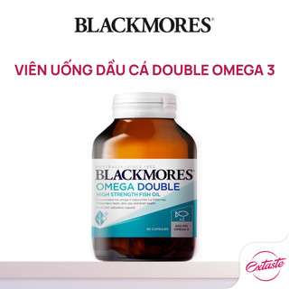 [CHÍNH HÃNG] Viên uống dầu cá Blackmores Omega Double 90 viên hỗ trợ trí não và sức khoẻ tim mạch