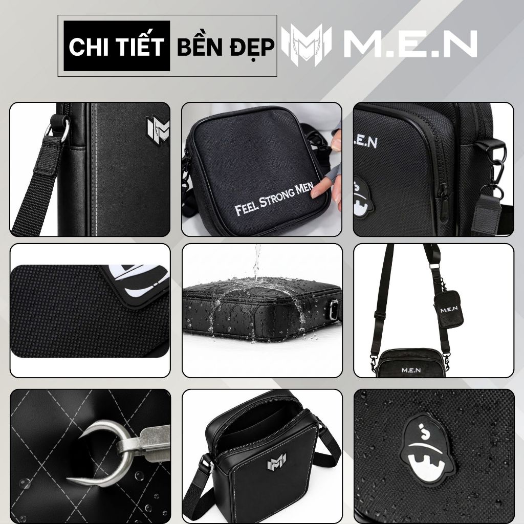 Túi đeo chéo thể thao BX7/ Captand Đứng M.E.N chống thấm [XÃ KHO]