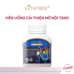 Viên uống thải độc mỡ nội tạng Vitatree Organ Fat Detox hỗ trợ chuyển hoá chất béo hộp 60 viên