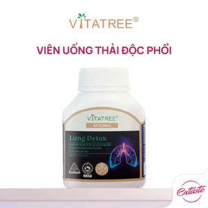 Viên uống bổ phổi Vitatree Lung Detox 60 viên giúp cải thiện chức năng phổi và tăng cường miễn dịch