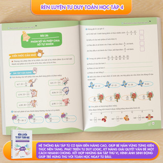 Sách - Rèn Luyện Tư Duy Toán Học Lớp 4 - Khám Phá Những Phương Pháp Học Hiệu Quả