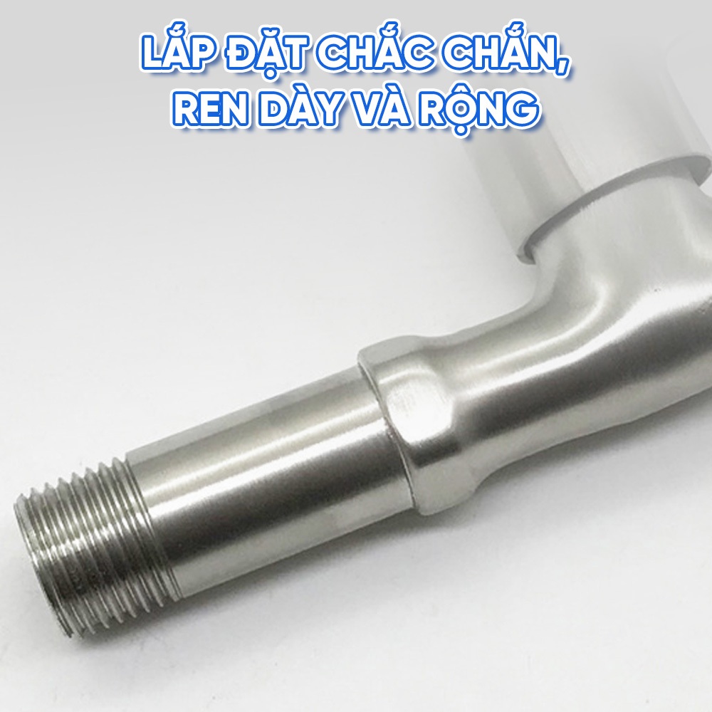 Vòi nước thân dài inox 304, vòi rửa chén chống gỉ cao cấp, cần gạt tiện lợi dễ sử dụng, XJLG-123