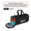 Túi Trống Đựng Đồ Gym Có Ngăn Giày Riêng Xbags XB 6001 Màu Đen Siêu Nhẹ, Mạnh Mẽ Cá Tính!