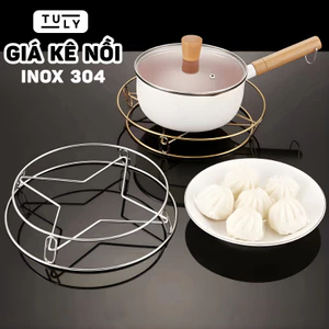 Giá Kê Nồi Cách Nhiệt, Đế Lót Nồi Chất Liệu Thép Không Gỉ, Lót Nồi Inox 304 Sử Dụng Được 2 Mặt Tiện Lợi TuLy Shop