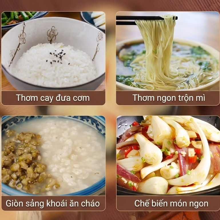 Củ Kiệu Muối Chua Ngọt Giòn Cay 800g Xiangyu Loại 1 Trắng Tròn Giòn Tan, Đồ Ăn Kèm Chống Ngán Chuẩn Vị Nội Địa Luka Food