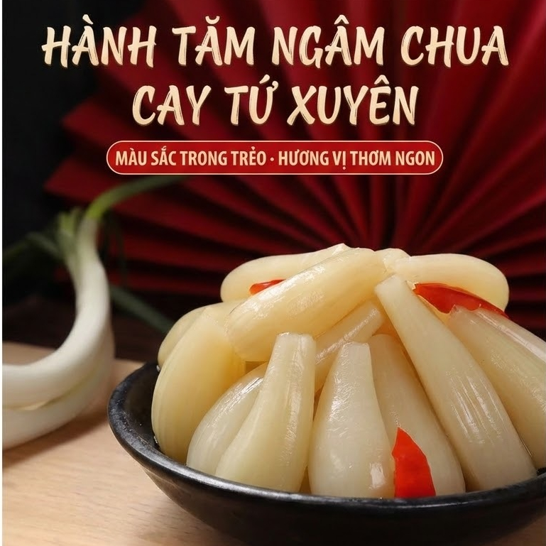 Củ Kiệu Muối Chua Ngọt Giòn Cay 800g Xiangyu Loại 1 Trắng Tròn Giòn Tan, Đồ Ăn Kèm Chống Ngán Chuẩn Vị Nội Địa Luka Food