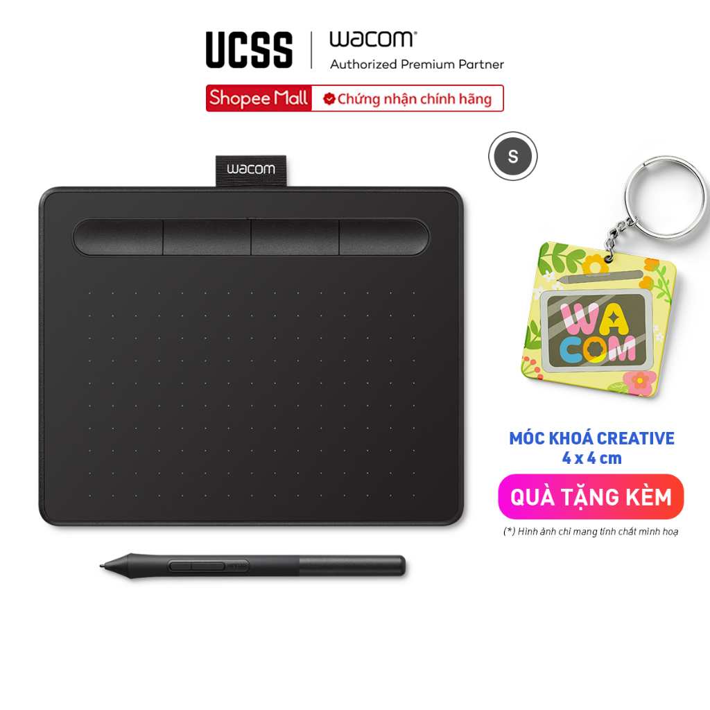 Bảng Vẽ Điện Tử Wacom Intuos S CTL-4100 [Không Bluetooth] | BigBuy360 - bigbuy360.vn