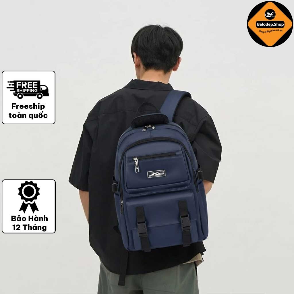 Balo Trung Học Thời Trang Cao Cấp Xbags Dark Blue XB3202 – Phong Cách Cá Tính – Sang Trọng