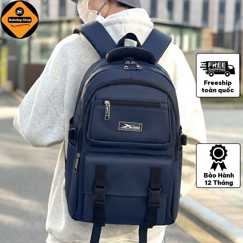 Balo Trung Học Thời Trang Cao Cấp Xbags Dark Blue XB3202 – Phong Cách Cá Tính – Sang Trọng