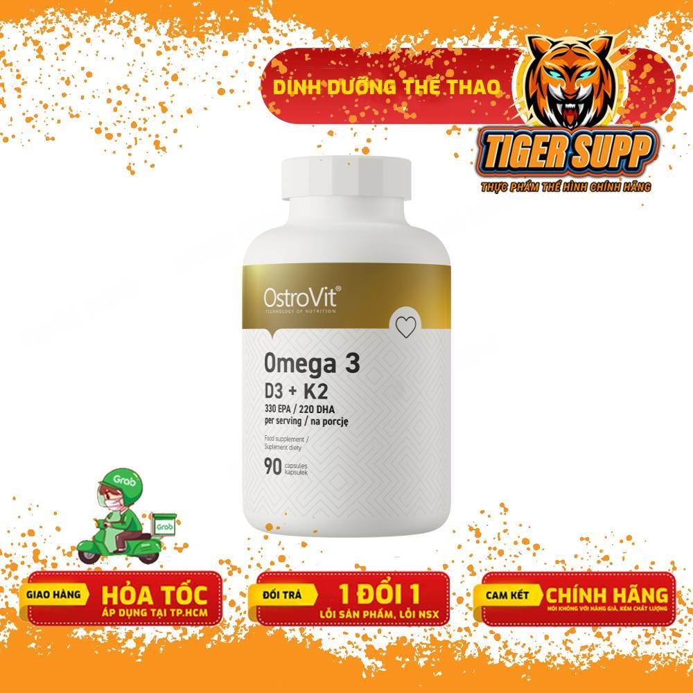 Omega3 D3 + K2 Bổ Sung Dầu Cá Hỗ Trợ Trí Não, Bổ Mắt Của Ostrovit