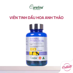 Viên uống tinh dầu hoa anh thảo Careline Evening Primrose Oil 1000mg điều hoà nội tiết hộp 60 viên