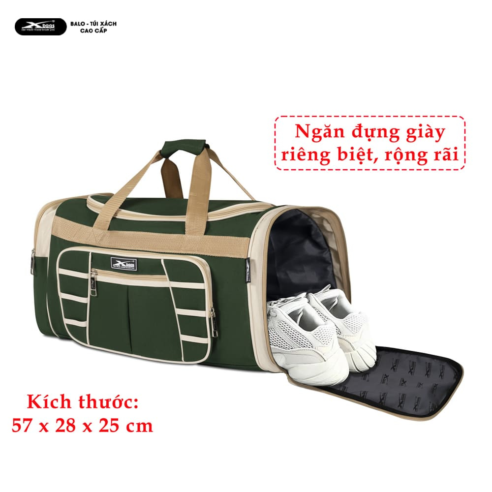 Túi Du Lịch Size Lớn Cao Cấp Xbags Stylish XB 6006 Có Ngăn Đựng Giày, Rộng Đựng Đồ 7–10 Ngày!