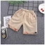Bộ Cộc Tay Bé Trai Áo Polo Phối Kẻ Tay Quần Short Kaki Phong Cách