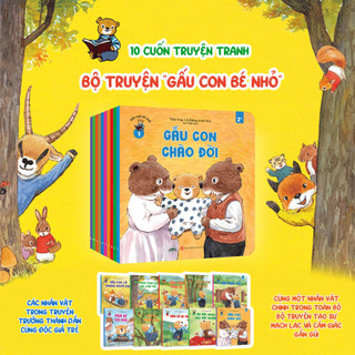 Sách - Combo 10 Cuốn Gấu Con Bé Nhỏ - Dành Cho Bé Từ 2 tuổi