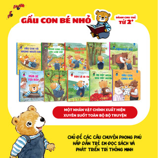 Sách - Combo 10 Cuốn Gấu Con Bé Nhỏ - Dành Cho Bé Từ 2 tuổi