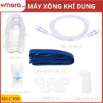 Máy Xông Khí Dung Omron NE-C106 | Xông Mũi Họng Cho Bé & Gia Đình, Hạt Sương Mịn, Dễ Vệ Sinh (Chính Hãng - BH 2 Năm) — ảnh 8