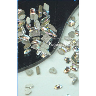 Túi đá mix size mini cực quang lấp lánh trang trí nail