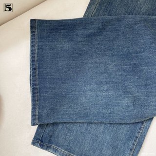 Quần Jean Nữ Twentyfive Ống Suông Rộng Hiện Đại, Cạp Cao Tôn Dáng 6950