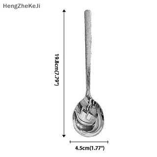 Thìa Muỗng Inox YATASMART Ăn Súp Màu Bạc Thiết Kế Tay Cầm Dài Kiểu Dáng Hàn Quốc