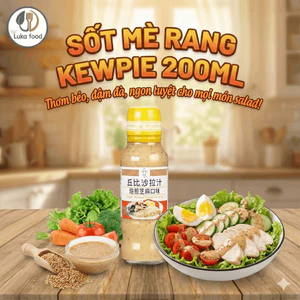Sốt Mè Rang KEWPIE 200ml - Sốt Trộn Salad, Chấm Thịt Nướng Chuẩn Vị, Nước Chấm Gỏi Cuốn Sánh Mịn Thơm Bùi Luka Food